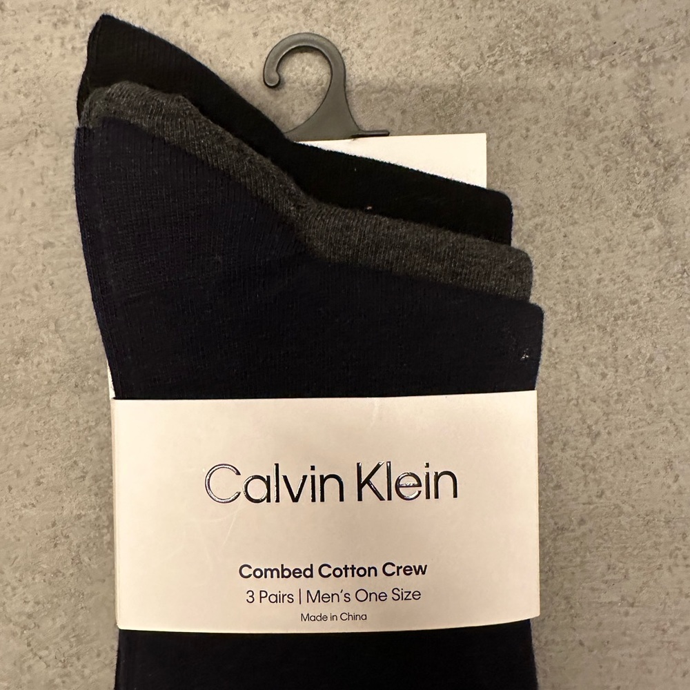 Calvin Klein 3Pack Cotton Socks